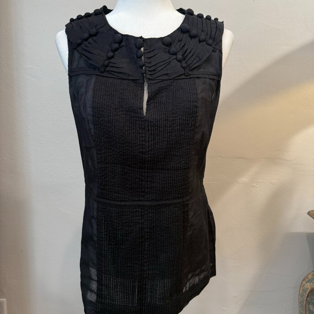 Black Tory Birch Cotton Top size 8